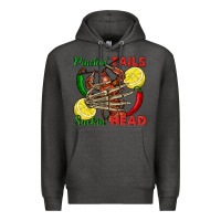 Charcoal Heather Pinchin' tails suckin' head crawfish Premium Hoodie - FaDigitalArtStudio