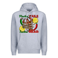 Heather Grey Pinchin' tails suckin' head crawfish Premium Hoodie - FaDigitalArtStudio