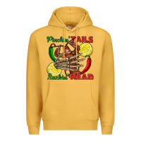 Mustard Pinchin' tails suckin' head crawfish Premium Hoodie - FaDigitalArtStudio