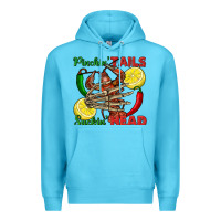 Ocean Blue Pinchin' tails suckin' head crawfish Premium Hoodie - FaDigitalArtStudio