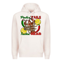 Pale Pink Pinchin' tails suckin' head crawfish Premium Hoodie - FaDigitalArtStudio