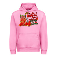 Fuchsia Pink hot mom summer watermelon Urban Hoodie - RacoonDesign