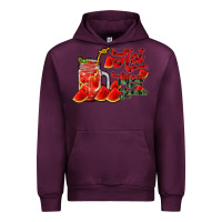Mauve Wine hot mom summer watermelon Urban Hoodie - RacoonDesign