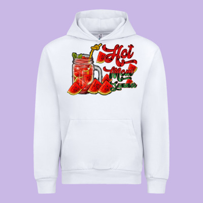 Hot Mom Summer Watermelon Urban Hoodie Designed By Racoondesign