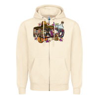 Sandshell Mexico Zipper Hoodie - FaDigitalArtStudio