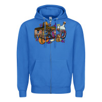 True Royal Mexico Zipper Hoodie - FaDigitalArtStudio