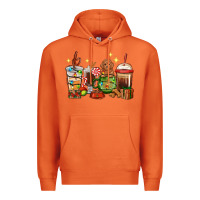 Carrot Christmas coffee cups with Poodle Premium Hoodie - RanaPortraitStore
