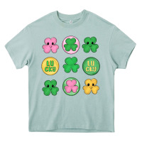 Arona st.patrick's day clovers Heavy Core Tee - MaliasSmallBusiness