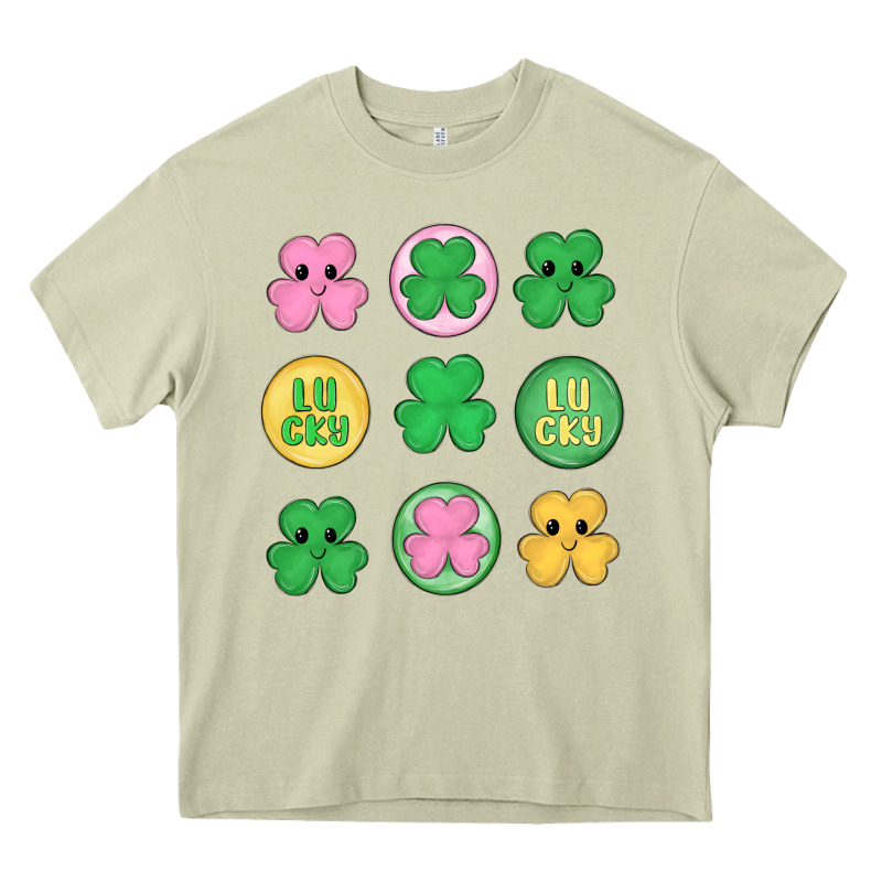 St.patrick's Day Clovers Heavy Core Tee by MaliasSmallBusiness | Teevron