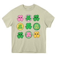 Mossy st.patrick's day clovers Heavy Core Tee - MaliasSmallBusiness