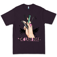 Plum the lash boss Premium Tee - MaliasSmallBusiness