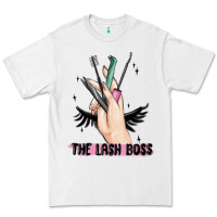White the lash boss Premium Tee - MaliasSmallBusiness