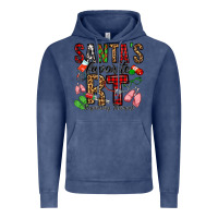 Vintage Denim santa's favorite rt respiratory therapist Vintage Hoodie - Jasminsmagicworld