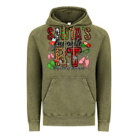 Vintage Olive santa's favorite rt respiratory therapist Vintage Hoodie - Jasminsmagicworld
