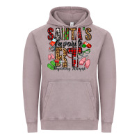 Vintage Zinc santa's favorite rt respiratory therapist Vintage Hoodie - Jasminsmagicworld