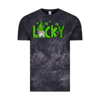 Cloud Black lucky gnome st patricks day Vintage Tee - Jasminsmagicworld