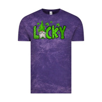 Cloud Purple lucky gnome st patricks day Vintage Tee - Jasminsmagicworld