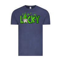 Vintage Denim lucky gnome st patricks day Vintage Tee - Jasminsmagicworld