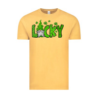 Vintage Mustard lucky gnome st patricks day Vintage Tee - Jasminsmagicworld