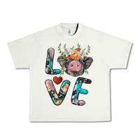 Pistachio pig love Urban Heavy Tee - BarkalooDesign