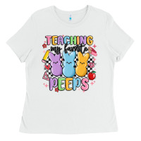 White teaching my favorite peeps Ladies Tee - MaliasSmallBusiness