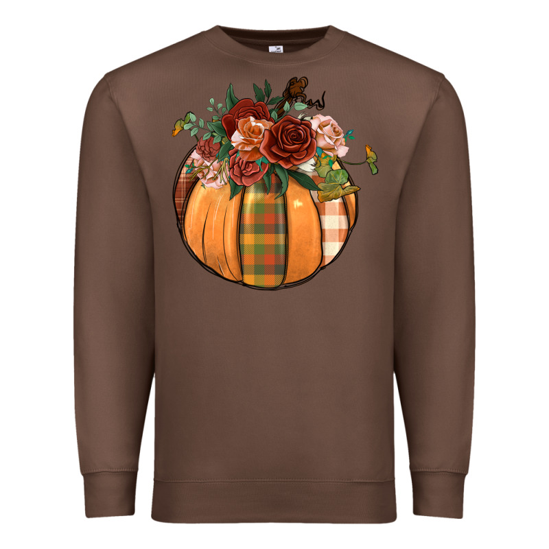 Floral Pumpkin Premium Sweatshirt by BundleAndBundleShop | Teevron