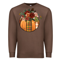 Chestnut floral pumpkin Premium Sweatshirt - BundleAndBundleShop