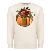 Sandshell floral pumpkin Premium Sweatshirt - BundleAndBundleShop