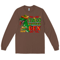 Chestnut Tacosaurus Rex Long Sleeve Tee - texasbilliewilder