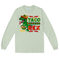 Matcha Tacosaurus Rex Long Sleeve Tee - texasbilliewilder