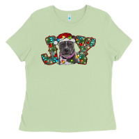 Matcha christmas joy pitbull Ladies Tee - RanaPortraitStore