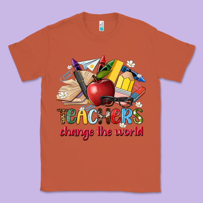 Teachers Change The World Classic Tee Designed By Artiststas