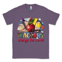 Lavender teachers change the world Classic Tee - Artiststas