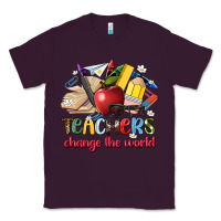 Plum teachers change the world Classic Tee - Artiststas