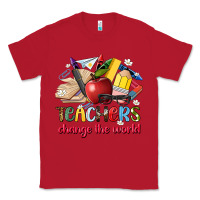 Red teachers change the world Classic Tee - Artiststas