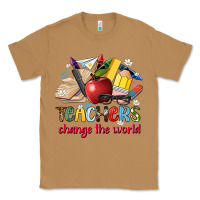 Toasted Coconut teachers change the world Classic Tee - Artiststas