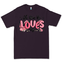 Plum oh how he loves us Premium Tee - MaliasSmallBusiness