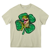 Mossy dinosaur st patricks day Heavy Core Tee - MaliasSmallBusiness