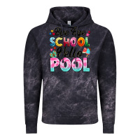 Cloud Black bye bye school hello pool Vintage Hoodie - BarkalooDesign
