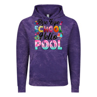 Cloud Purple bye bye school hello pool Vintage Hoodie - BarkalooDesign