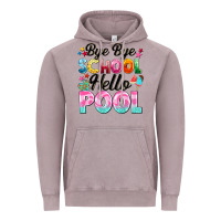 Vintage Zinc bye bye school hello pool Vintage Hoodie - BarkalooDesign