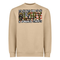 Mushroom its the guts and its the glory a hundred stripes Heavyweight Sweatshirt - CowGirlArtShop