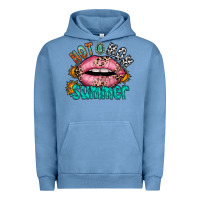Pigment Pebble Blue hot mom summer Urban Hoodie - RacoonDesign