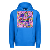 True Royal pride heart seamless pattern Premium Hoodie - FaDigitalArtStudio