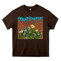 Chocolate Brown cactus gemstone Heavy Core Tee - AdoDesignShop