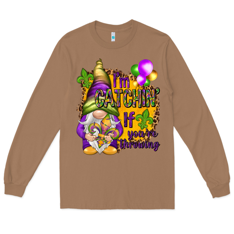 I'm Catching If You're Throwing Long Sleeve Tee by NancyCooperArtShop | Teevron