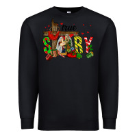 Black True Story Holy Family Premium Sweatshirt - FaDigitalArtStudio