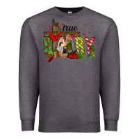 Charcoal Heather True Story Holy Family Premium Sweatshirt - FaDigitalArtStudio