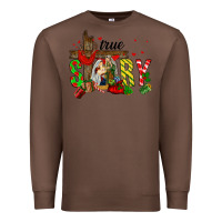 Chestnut True Story Holy Family Premium Sweatshirt - FaDigitalArtStudio