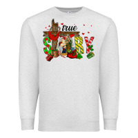Oatmeal Heather True Story Holy Family Premium Sweatshirt - FaDigitalArtStudio